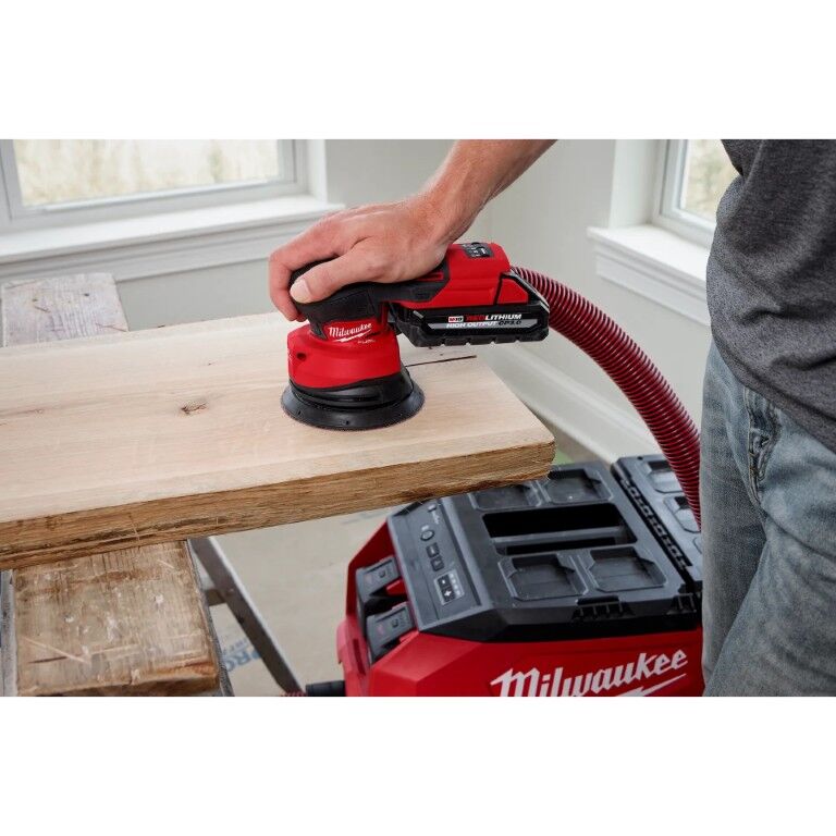 Milwaukee M18 Fuel Random Orbital Sander Replacement Backing Pad, 5-In