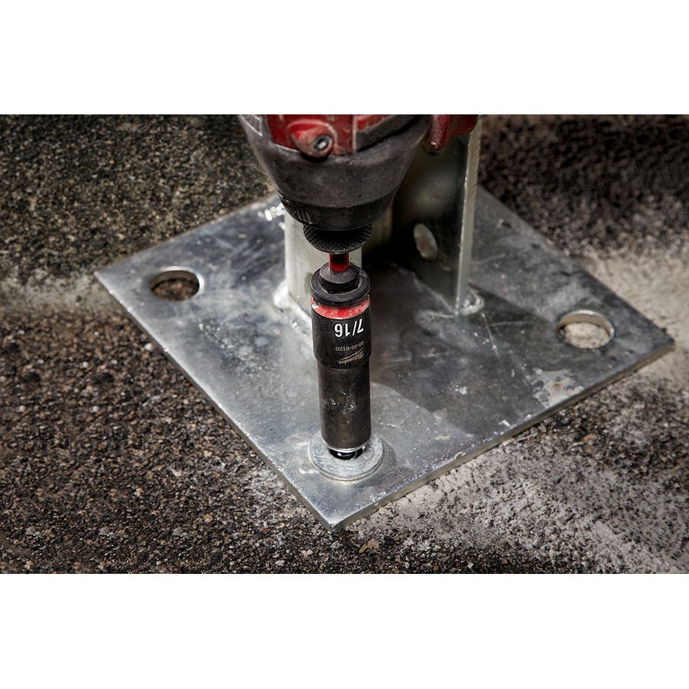 Milwaukee Impact Duty 6-Point Deep Socket, 3/8-In Drive, 7/16-In