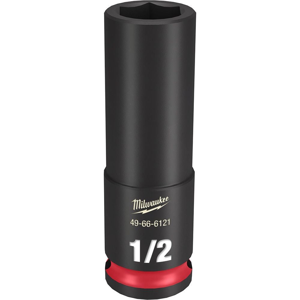 Milwaukee Impact Duty 6-Point Deep Socket, 3/8-In Drive, 1/2-In