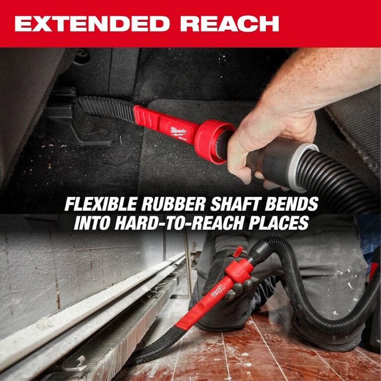 Milwaukee Air-Tip Flexible Long Reach Vacuum Crevice Tool