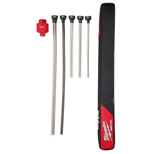 Milwaukee Air-Tip Long Reach Flexible Micro Vacuum Hose Set, 5-Pc