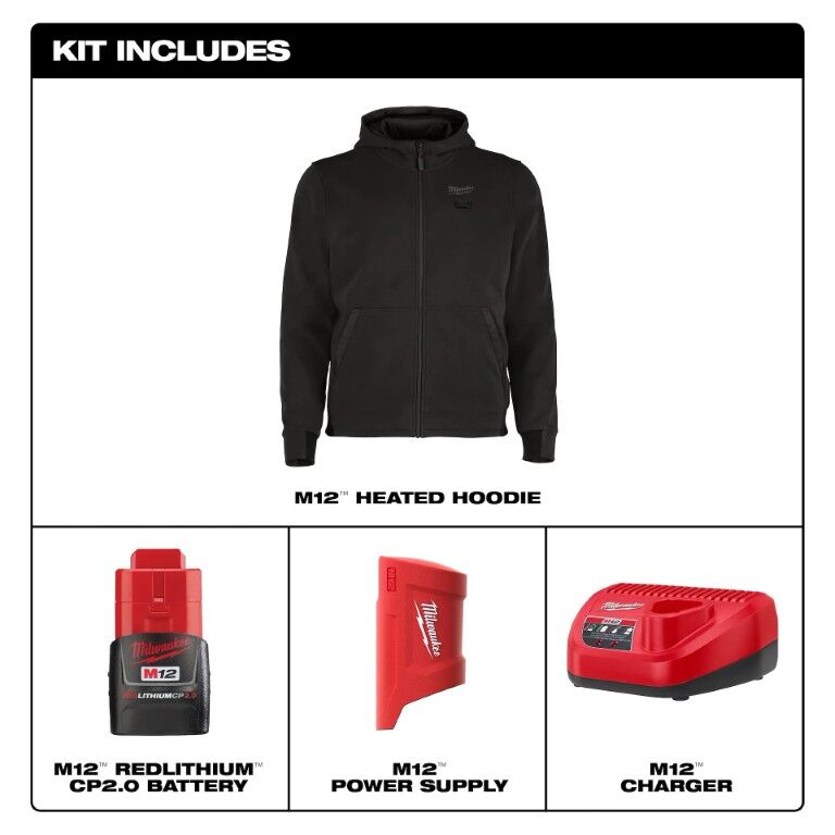 Milwaukee Men's M12 Heated Hoodie
