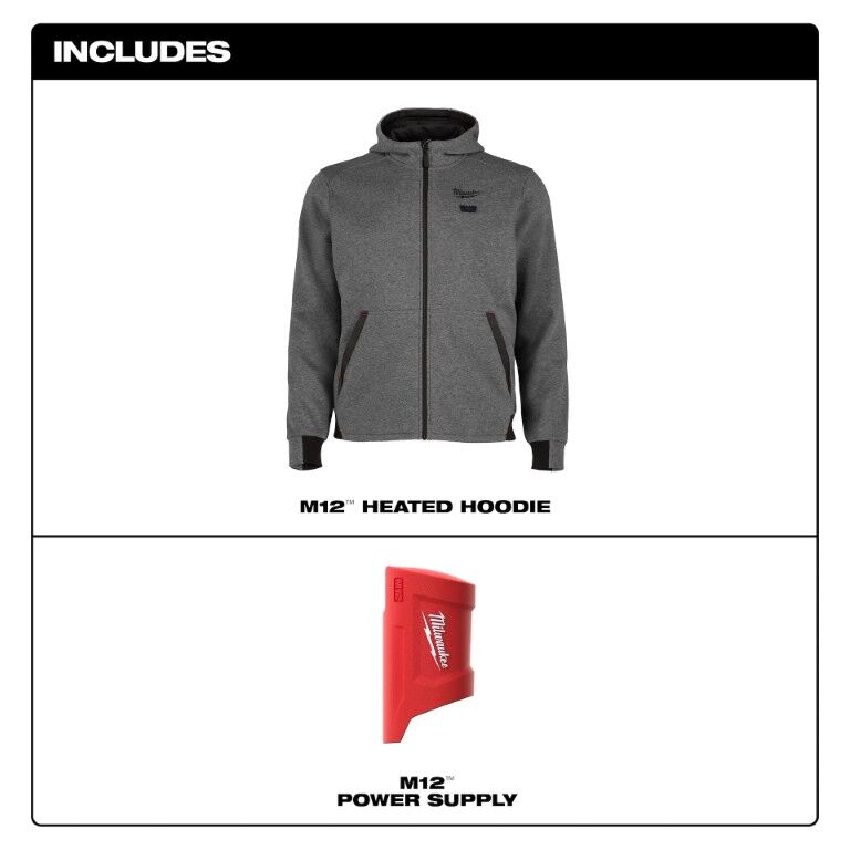 Milwaukee Men's M12 Heated Hoodie