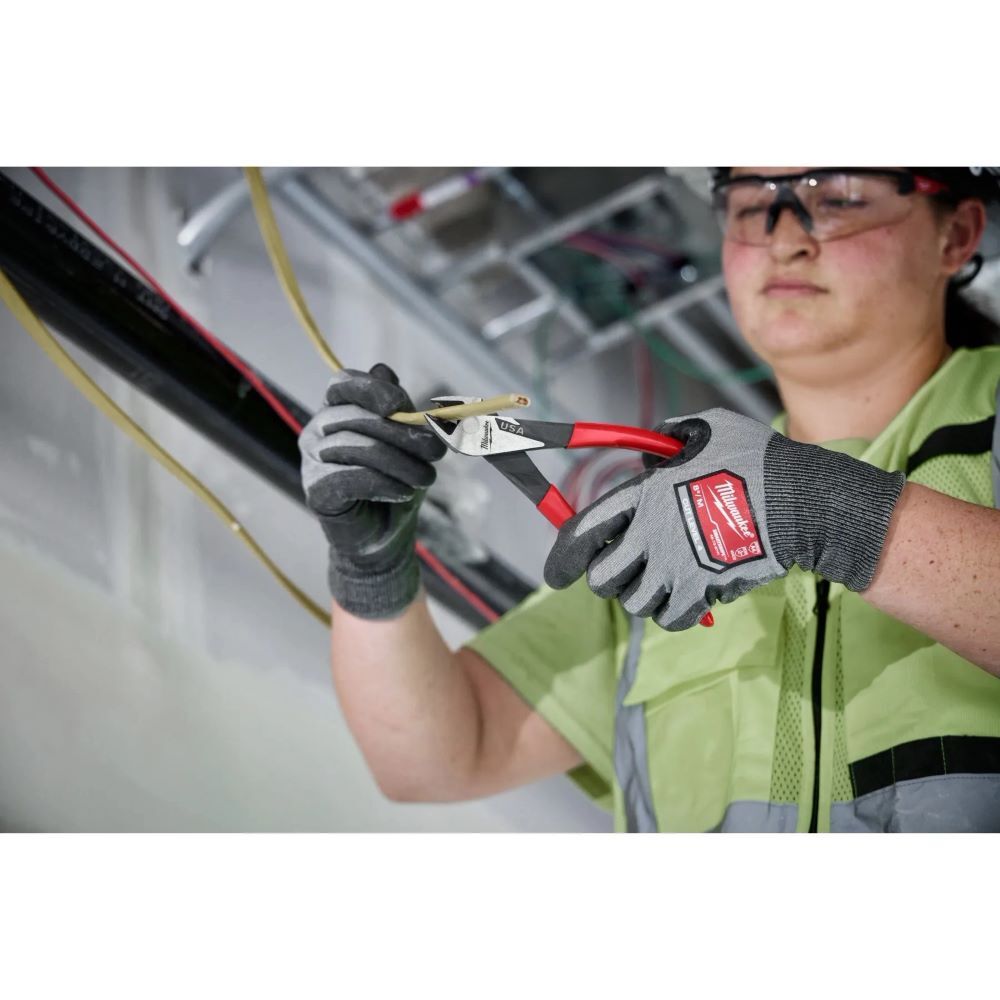 Milwaukee 6-In Diagonal Dipped Grip Cutting Pliers (USA)