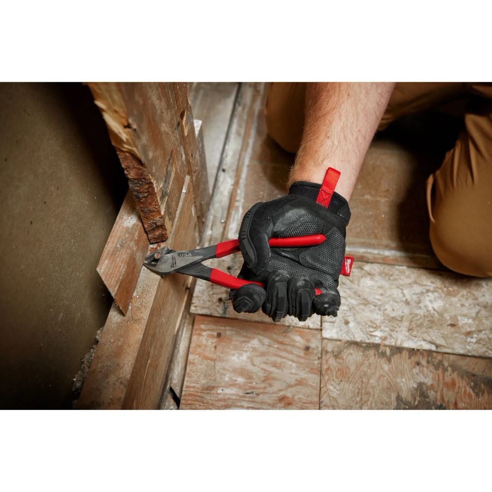 Milwaukee 8-In Diagonal Dipped Grip Cutting Pliers (USA)