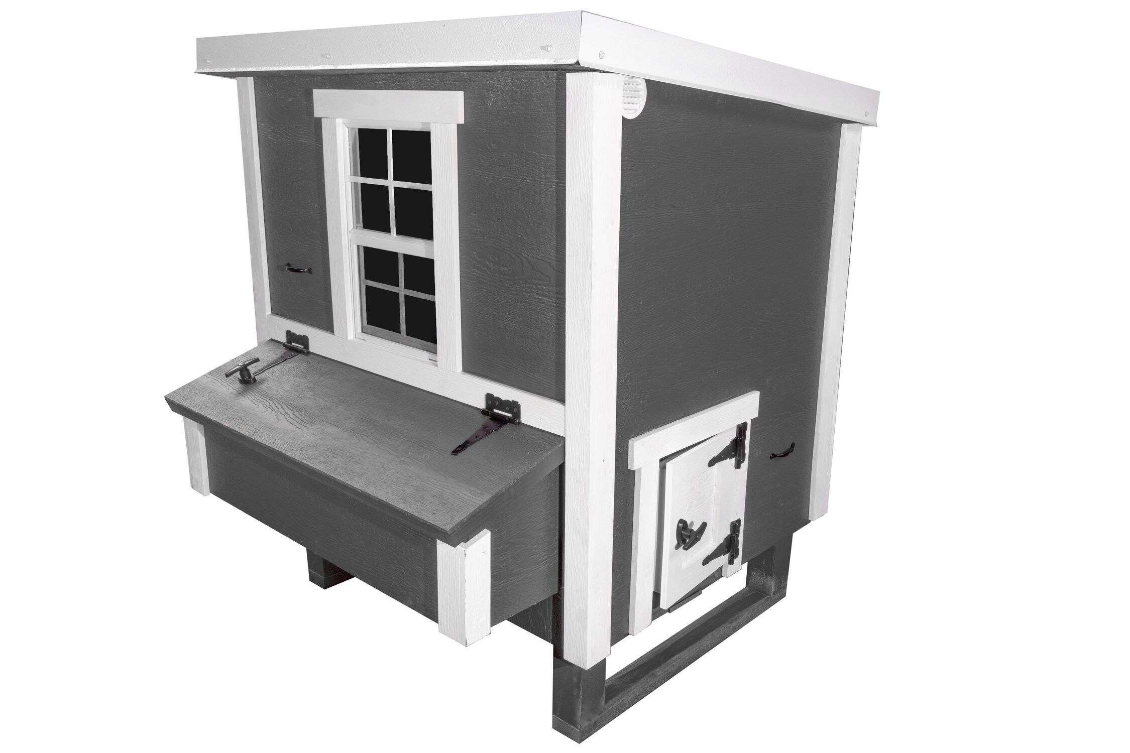 OverEZ Medium Chicken Coop, Gray