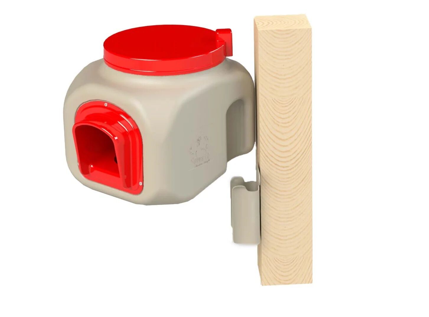 OverEZ Compact Chicken Feeder, 25-Lb