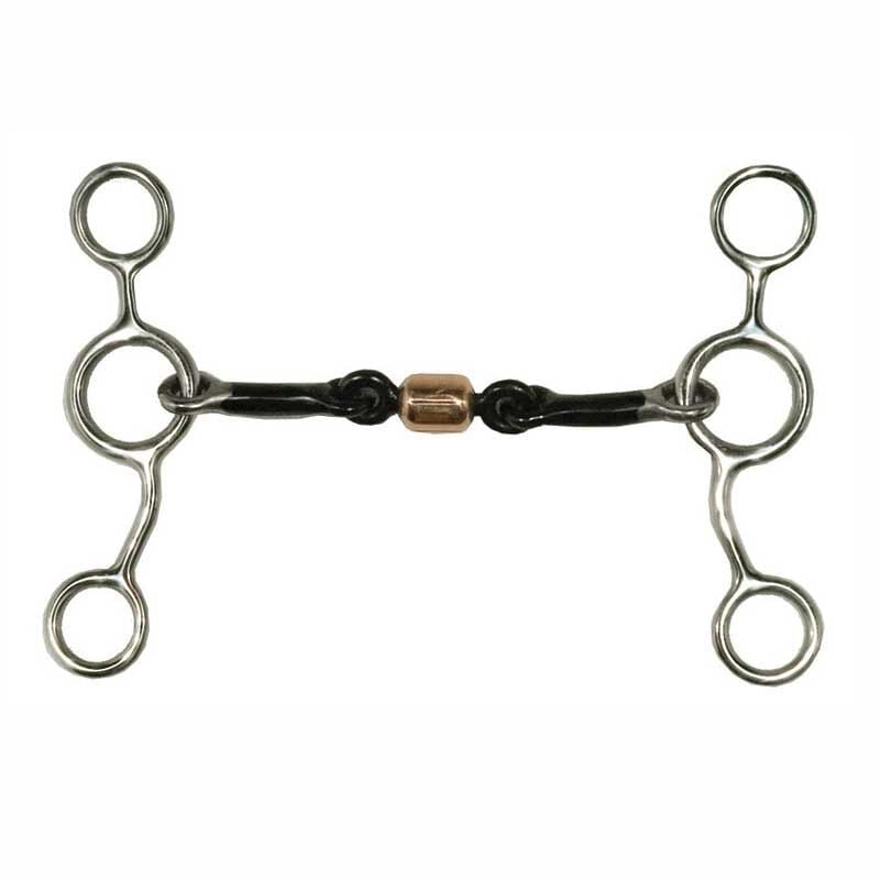 Partrade Junior Cow Horse Roller Gag Bit