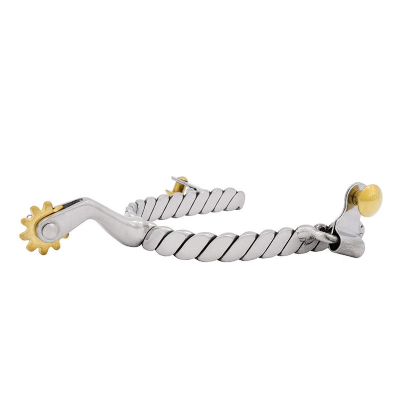 Partrade Twisted Rope Spurs, Large