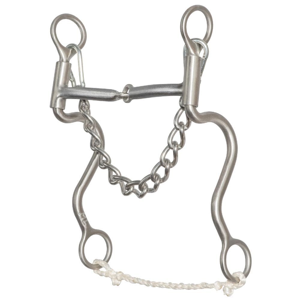 Partrade Walt Woodard Shank Snaffle Bit, Medium