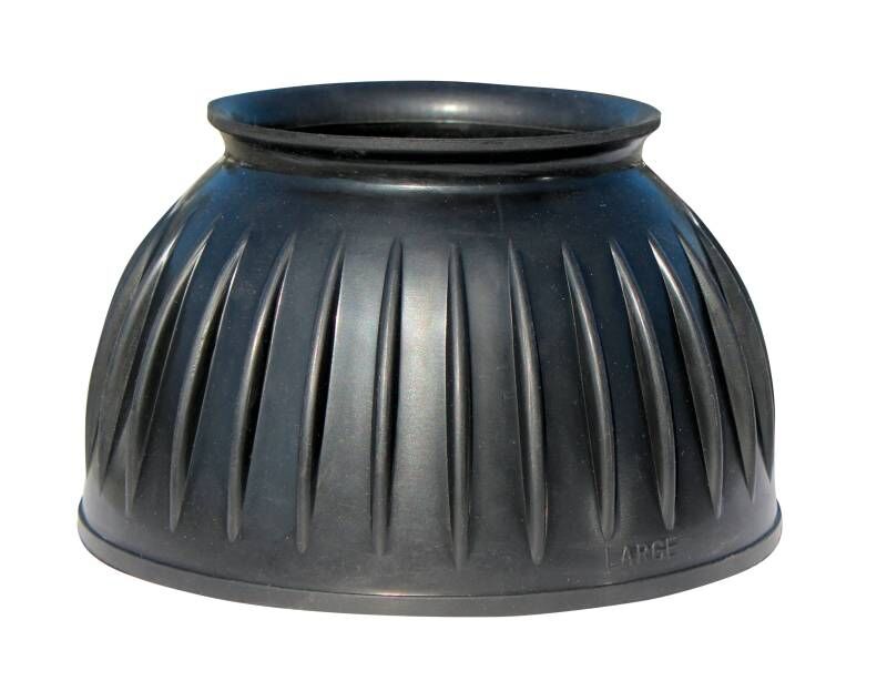 Professional's Choice Black Pull On Rubber Bell Boots, Large, 2-Pk