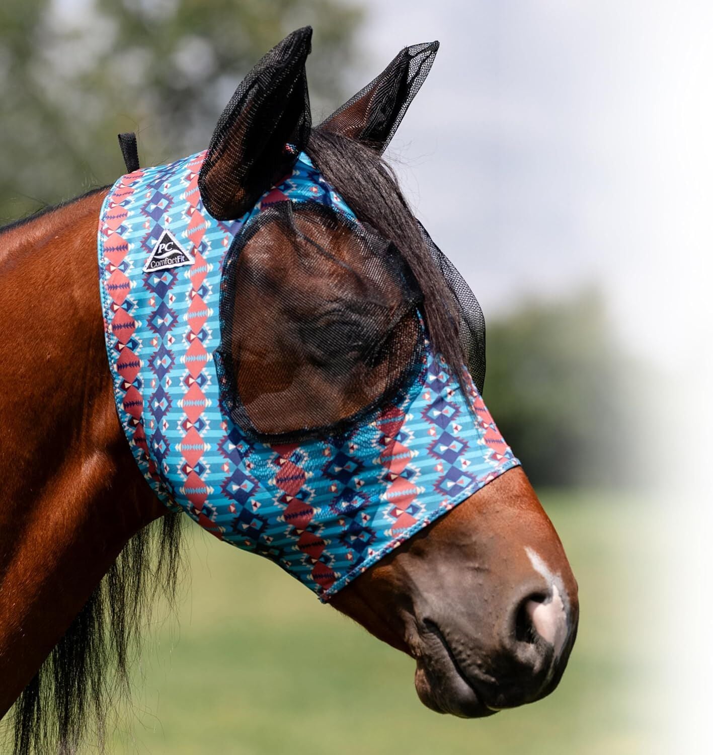 Professional's Choice Canyon Pony Comfort Fit Lycra Fly Mask