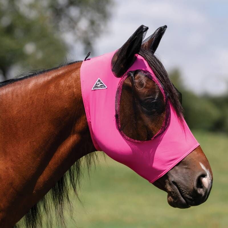 Professional Choice Pink Pony Comfort Fit Fly Mask