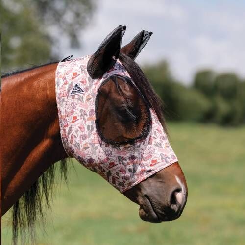 Professional's Choice Small/Cob Cowgirl Comfort Fit Lycra Fly Mask