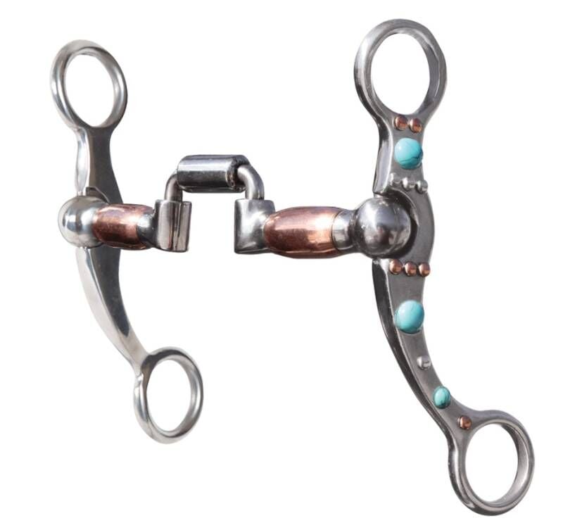 Professional's Choice Turquoise Hinged Port Dot Shank, 5 1/4-In