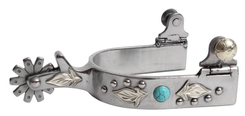 Professional's Choice Men's Turquoise Feather Spur, 1-In