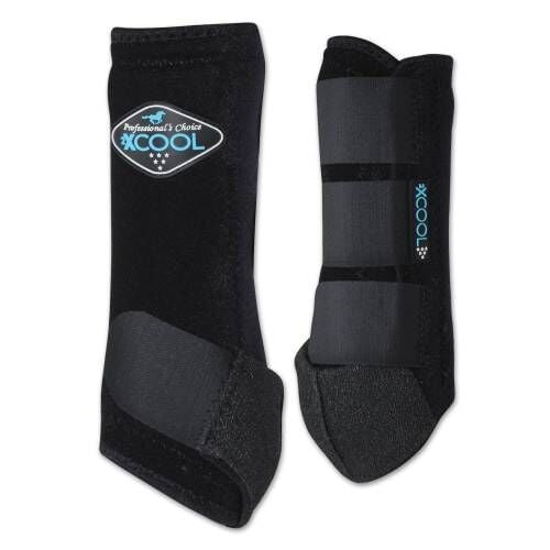 Professional's Choice Black 2X Cool Sports Front Medicine Boot Pair