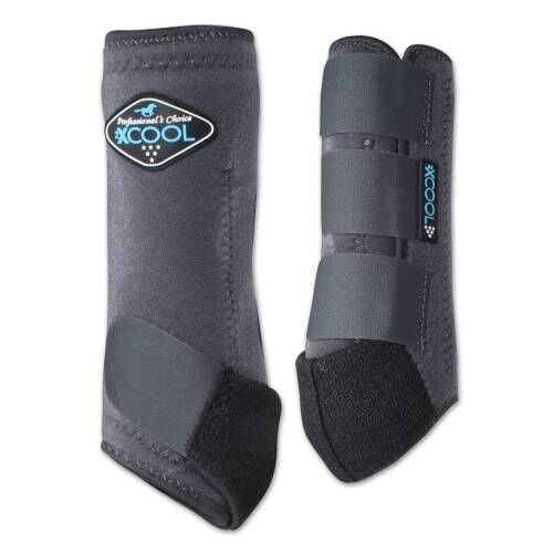 Professional's Choice Charcoal 2X Cool Sports Front Medicine Boot Pair