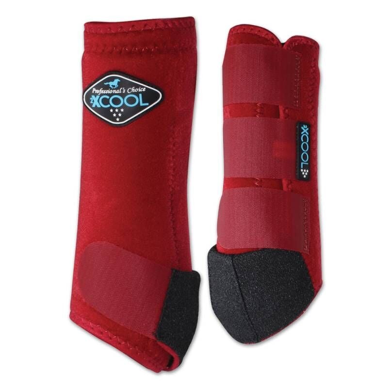 Professional's Choice Crimson 2X Cool Sports Front Medicine Boot Pair