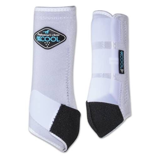 Professional's Choice White 2X Cool Sports Front Medicine Boot Pair