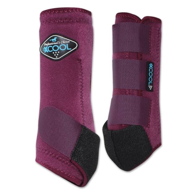 Professional's Choice 2XCool Wine Large Sports Medicine Front Boot