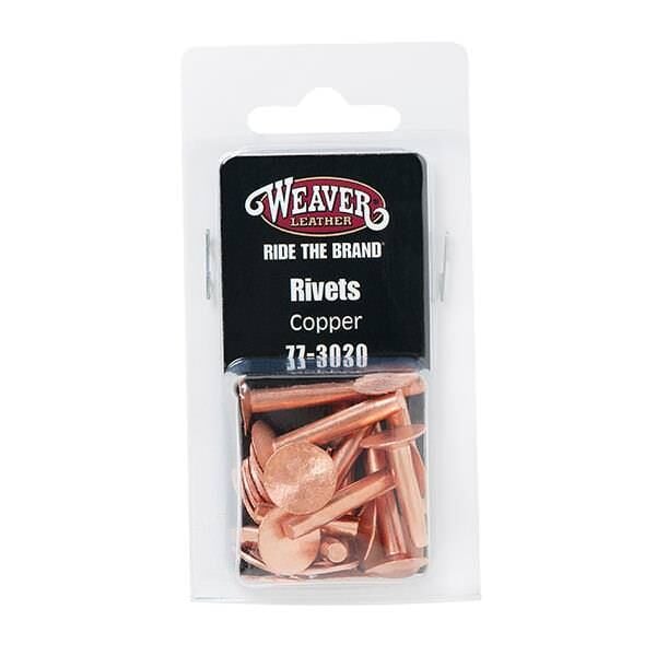 Weaver Leather Assorted Copper Rivets and Burrs, #9