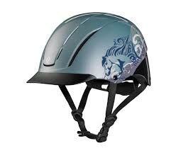 Weaver Leather Riding Helmet Spirit - Sky Dreamscape, S