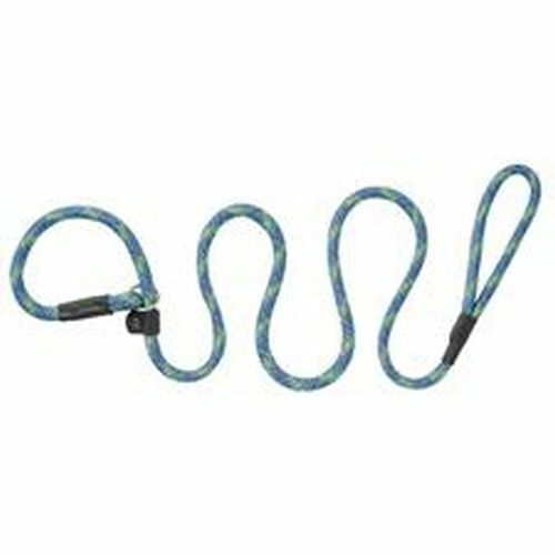 Weaver Leather Rope Slip Leash - Navy/Lime, 1/2 X 6 ft