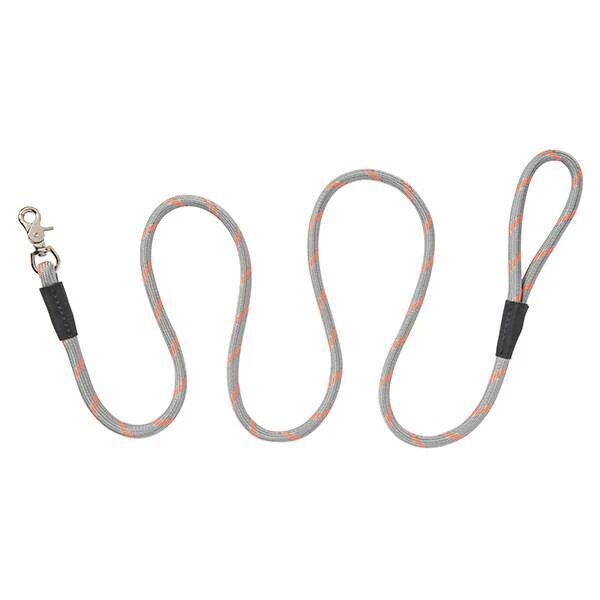 Terrain D.O.G. Gray/Orange Rope Leash, 1/2-In x 4-Ft