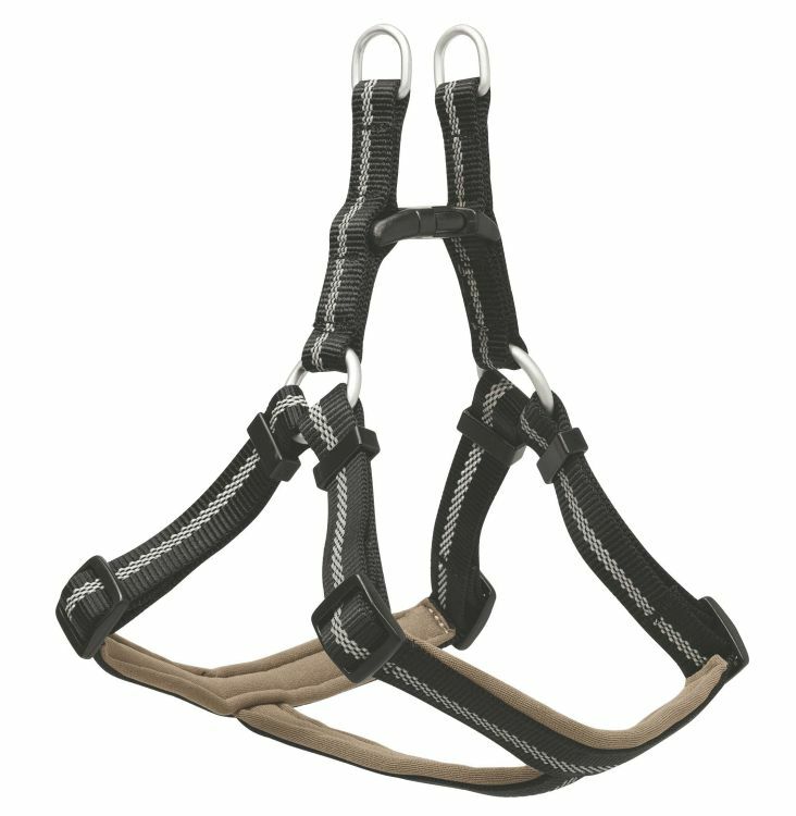 Weaver Leather Small Reflective Neoprene Harness - Black, S