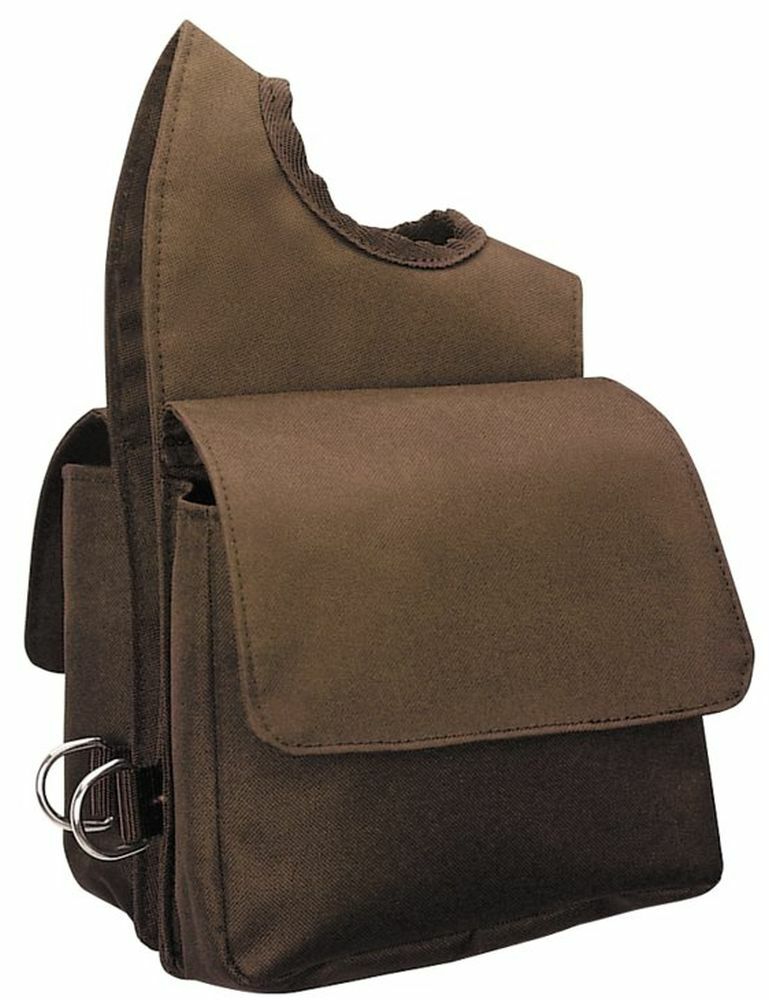 Weaver Leather Nylon Pommel Bag - Brown