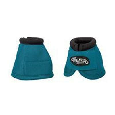 Weaver Leather Ballistic No Turn Bell Boots - Turquoise, L