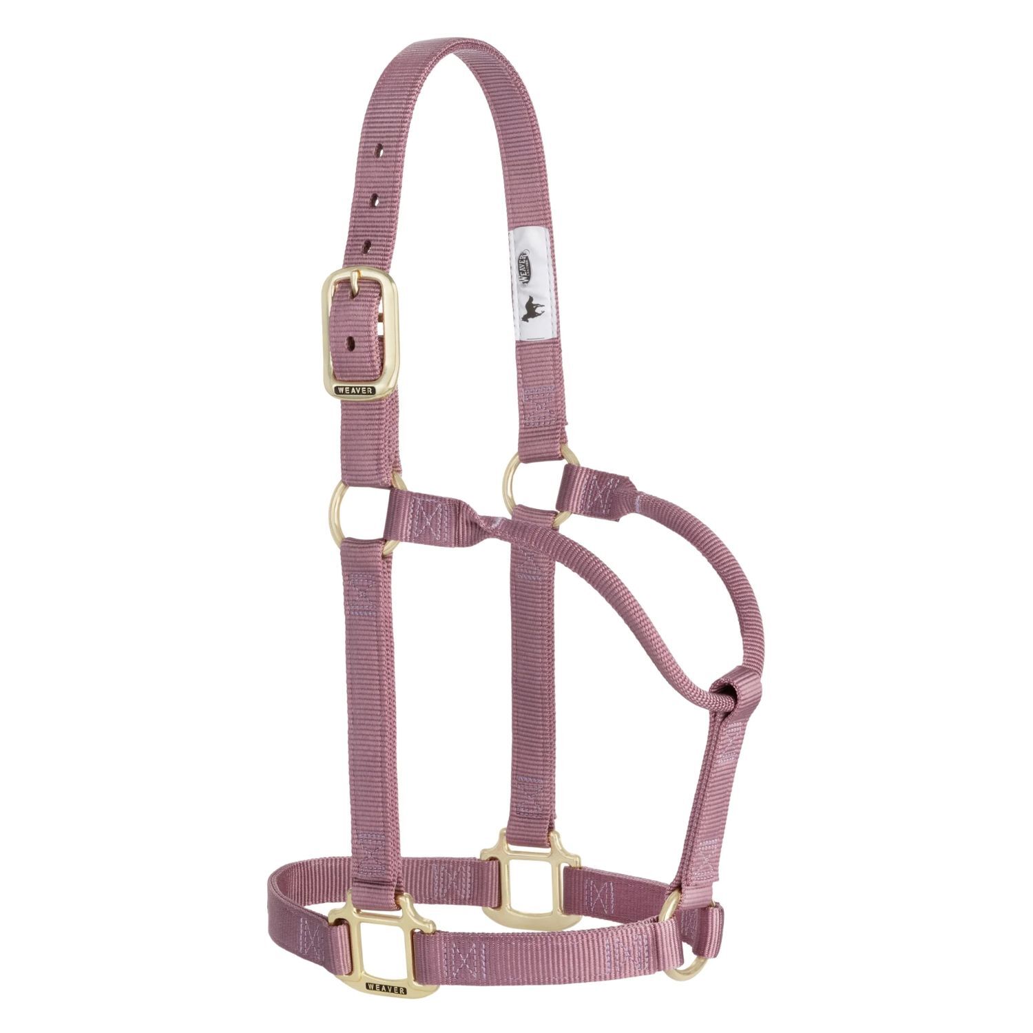 Weaver Leather Original Non-Adjustable Mauve Average Halter, 1-In