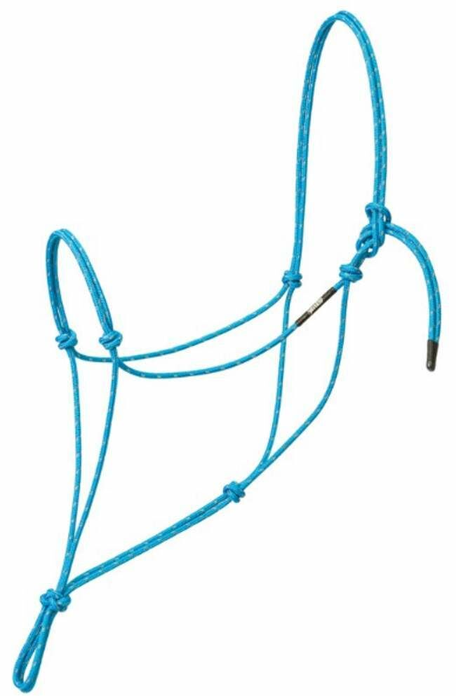 Weaver Leather Silvertip Reflective Rope Halter - Blue