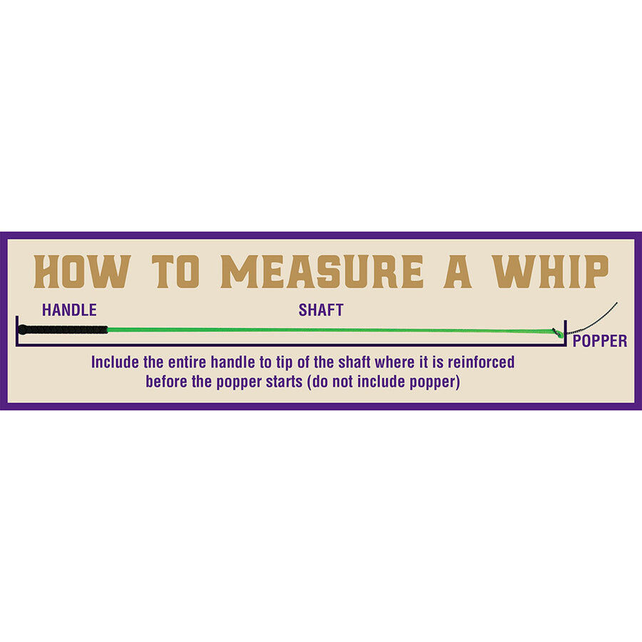 Weaver Equine Riding Whip With Chrome Tip Handle, 36-In