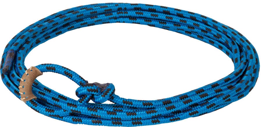 Mustang Manufacturing Blue And Black Kid's Rodeo Rope, 5/16-In x 20-Ft