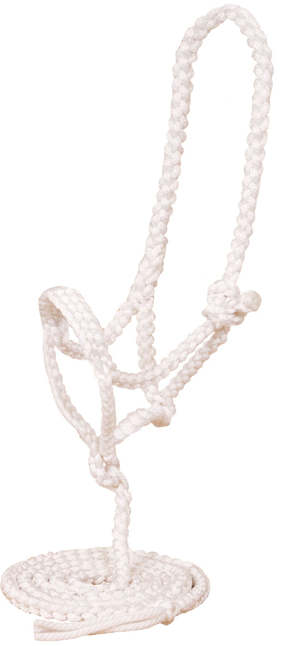 Mustang Manufacturing White Flat Plaited Noseband Halter