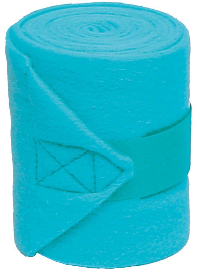 Mustang Manufacturing Turquoise Polo Wraps, 9-Ft, 4-Pk