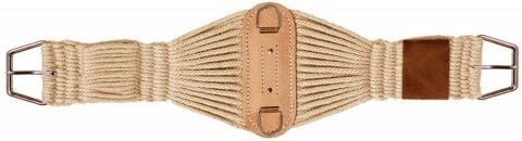 Mustang Manufacturing Champion Roper 27 Strand Cinch - 28 In, Mohair