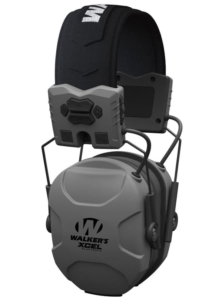Walker's XCEL 500BT Gray Digital Electronic Muff