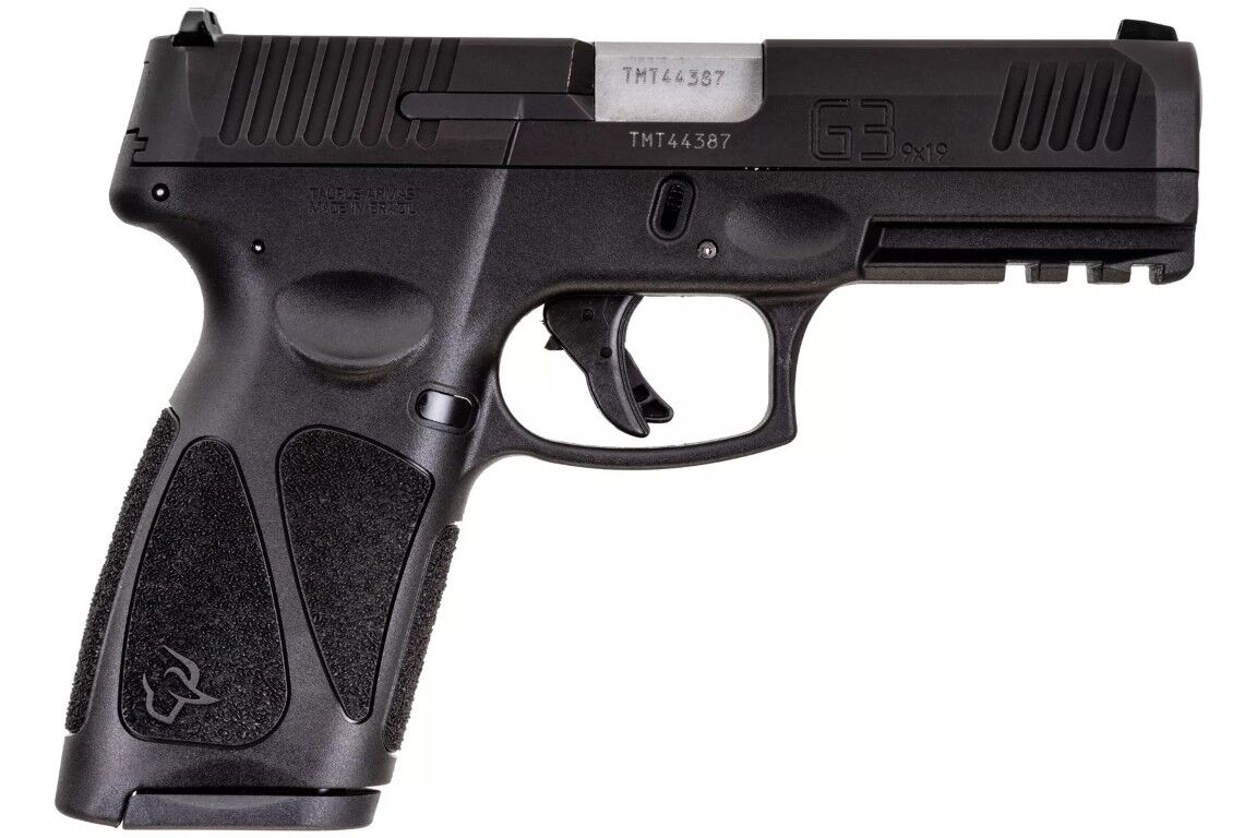 Taurus G3 9mm Full Size Pistol With Manual Safety, 10-Rd