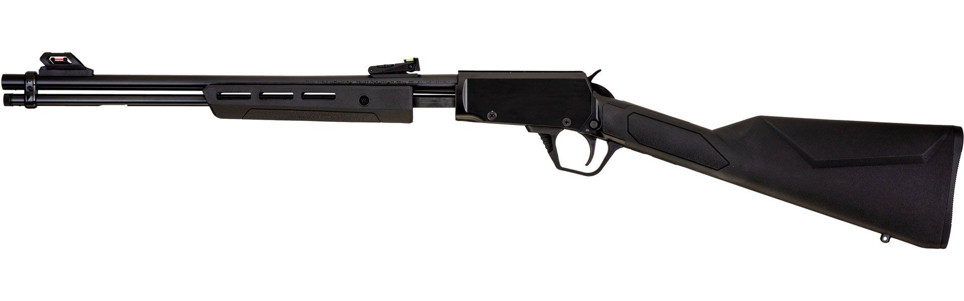 Rossi Gallery .22 LR 18" Black Polymer Prairie Dog Engraving Pump Action Rifle, 15-Rd