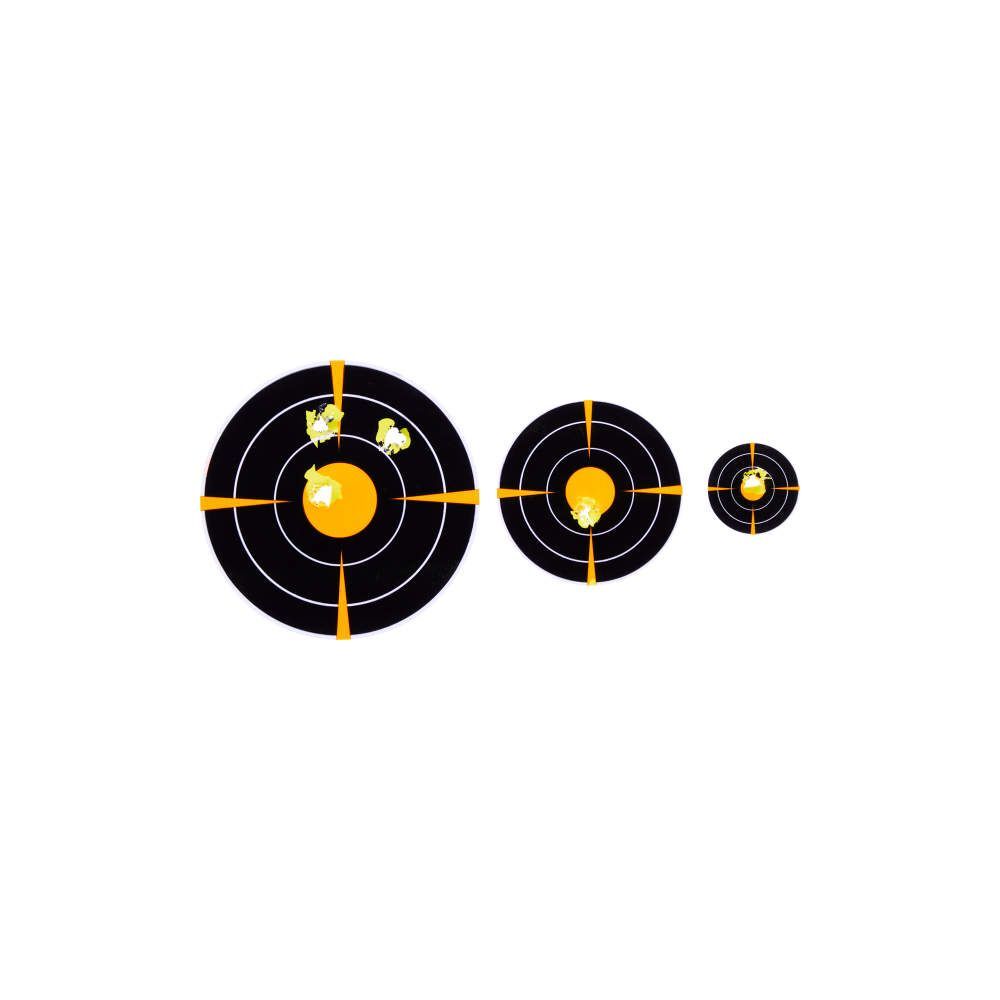 Allen EZ Aim Adhesive Splash Reactive Paper Shooting Targets Variety Pack, 12-Pk