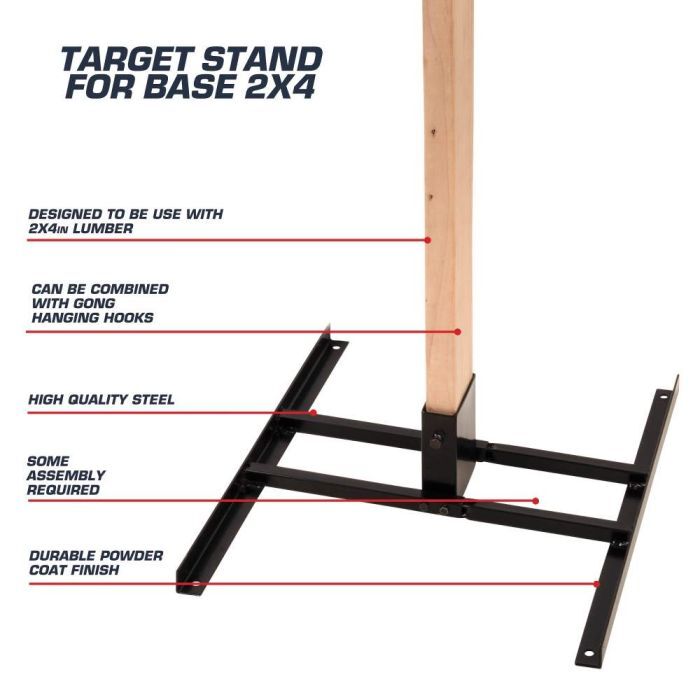 Allen EZ Aim Steel Target Stand Base For 2 X 4 Lumber