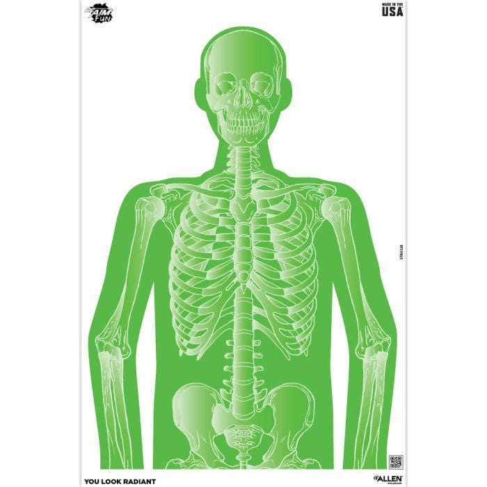 Allen EZ Aim Fun Imposing Figures Paper Shooting Target Assortment, 12 x 18-In, 8-Pk