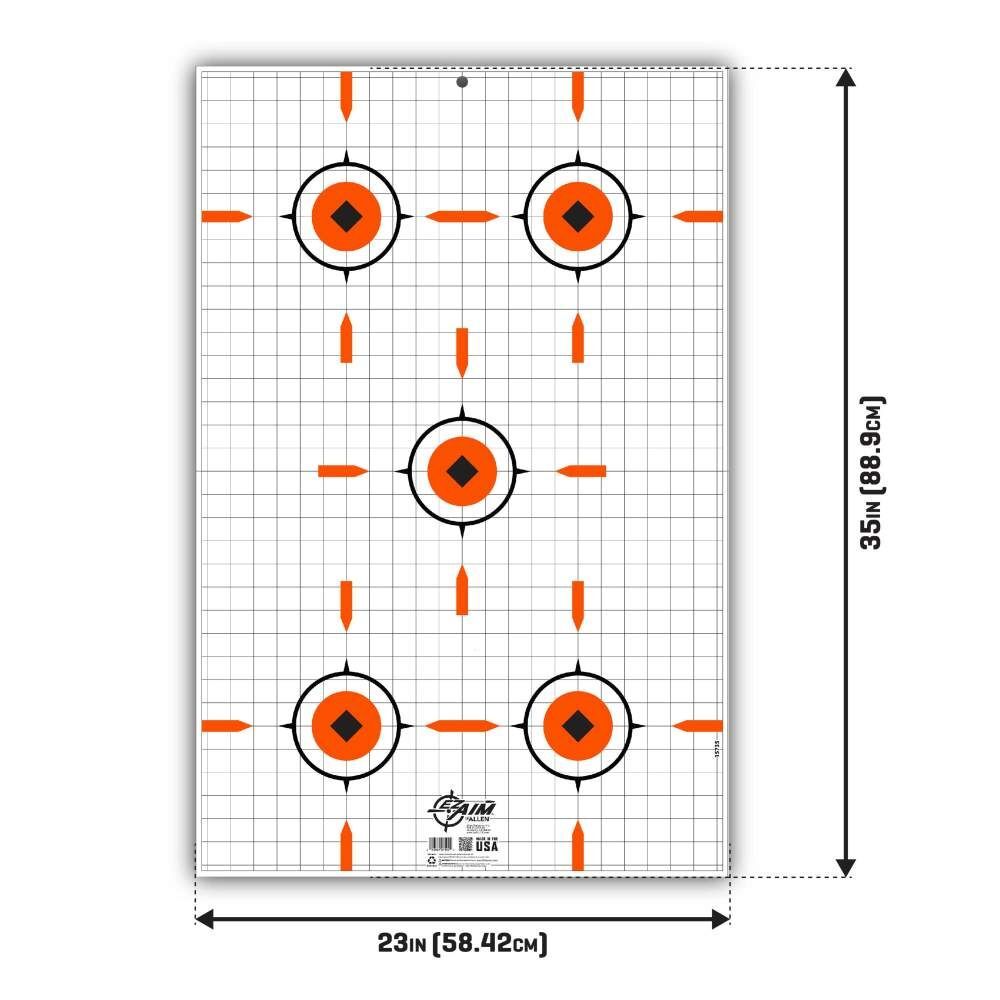 EZ Aim Sight Gird Shooting Target & Backer, 23-In x 35-In