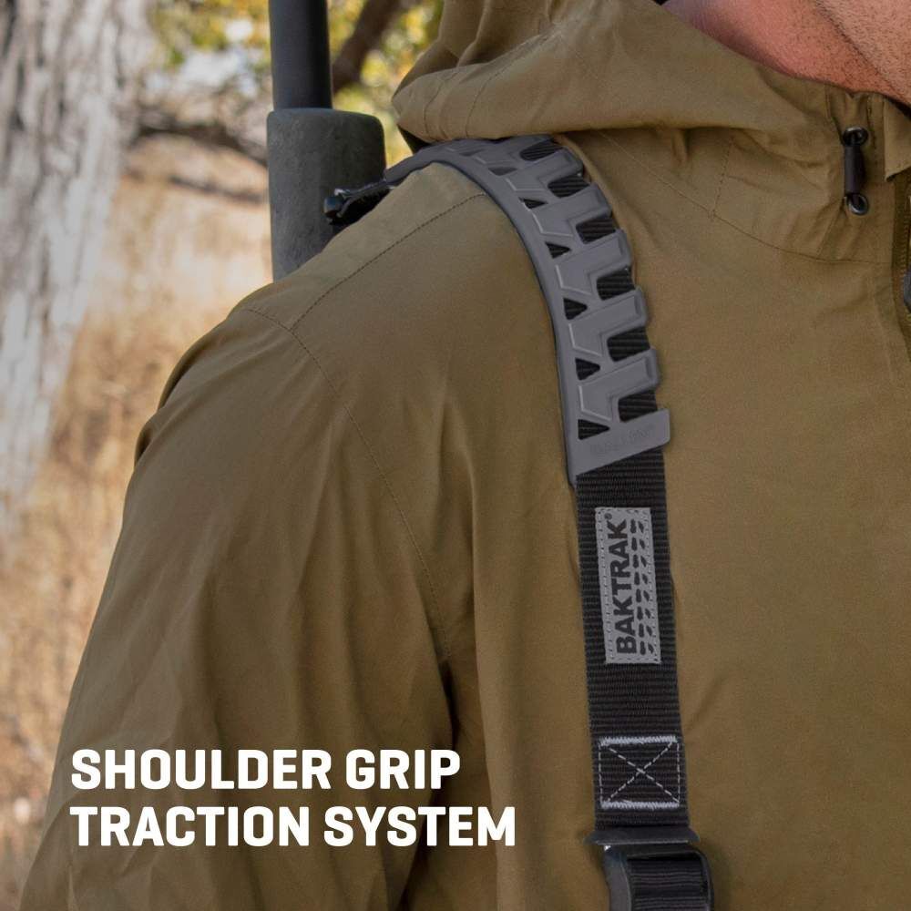 Allen Trak Traction Web Black/Gray Rifle Sling With Swivels, 36-In