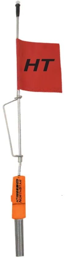 HT Enterprises NorthStar Tip-Up Flag Assembly Bite Indicator Light, 16 1/2-In