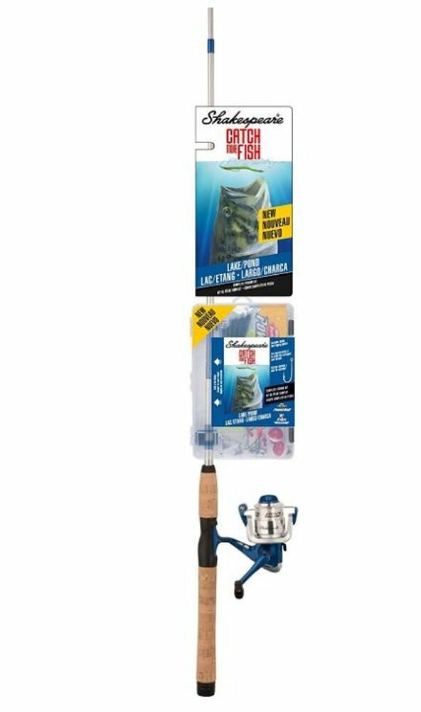 Shakespeare Catch More Fish Lake Pond Spinning Combo