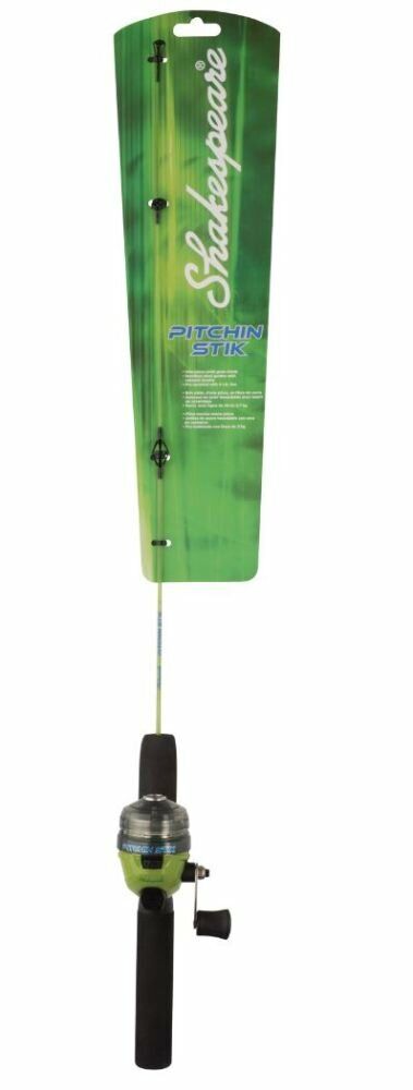 Shakespeare Pitchin Stik Spincast Combo - Green